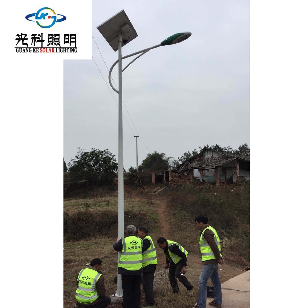 太阳能路灯施工案例